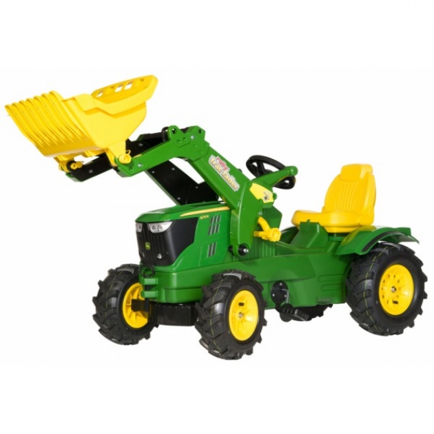Детский педальный трактор Rolly Toys Farmtrac John Deere 6210R 611102